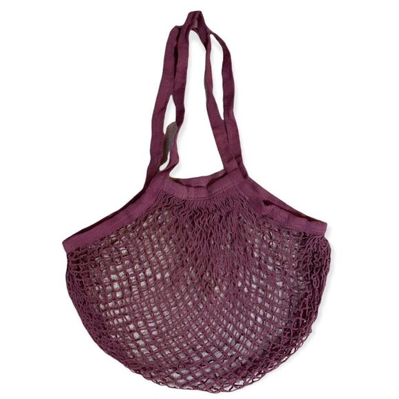 NWT Wool + Pepper Co. Reusable Cotton Mesh Tote Bag - Picture 1 of 2